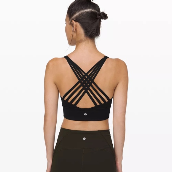 LULULEMON FREE TO BE MOVED SPORTS BRA WHITE size 6 - Picture 4 of 4